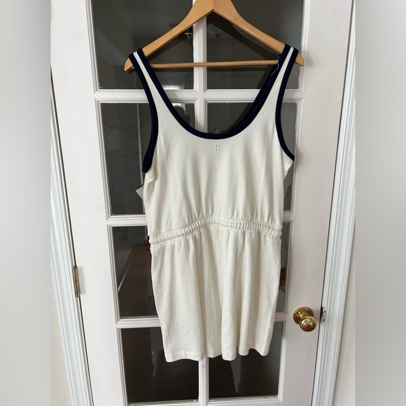 Sweaty Betty After Class Tie Waist Romper - Size 10 - lily white color - NWT - Picture 4 of 8